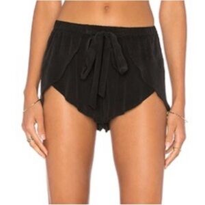 Merritt Charles Black Zia Wrap Shorts